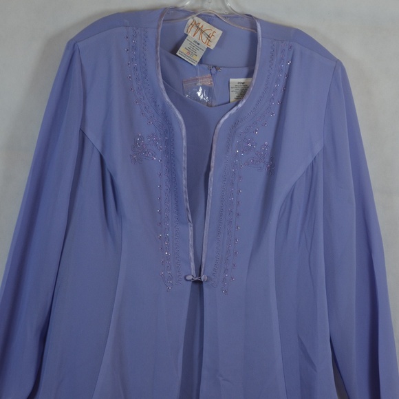 Embroidered/Beaded 2pc dress Jacket SZ 20W NWOT - Picture 2 of 9